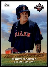 2023 Topps Pro Debut Farm Fresh Futures Mikey Romero Salem Red Sox #FF-11
