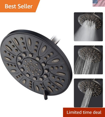 #ad OIL RUBBED BRONZE High Pressure 6 Setting 7quot; Rain Shower Head – Angle Adjusta... $74.02
