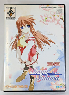 Snow Sakura PC Game Anime ADULT 18+ Visual Novel CD-ROM RARE