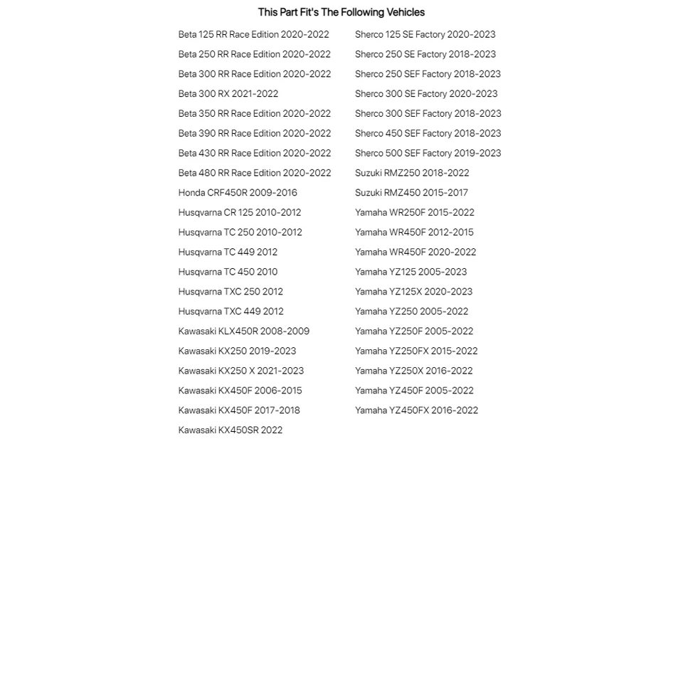 Race Tech Fork Cap Wrench For HUSQVARNA CR 125 2010-2012 - Image 3 of 3