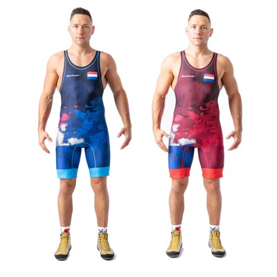 Download Ringer Jersey Berkner Nederland Wrestling Suit Singlet ...