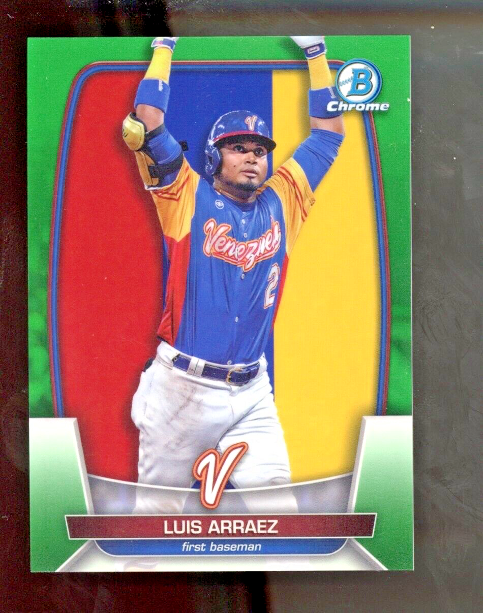 2023 Bowman Chrome WBC Flag Green Refractor Luis Arraez #WBC-99 /99