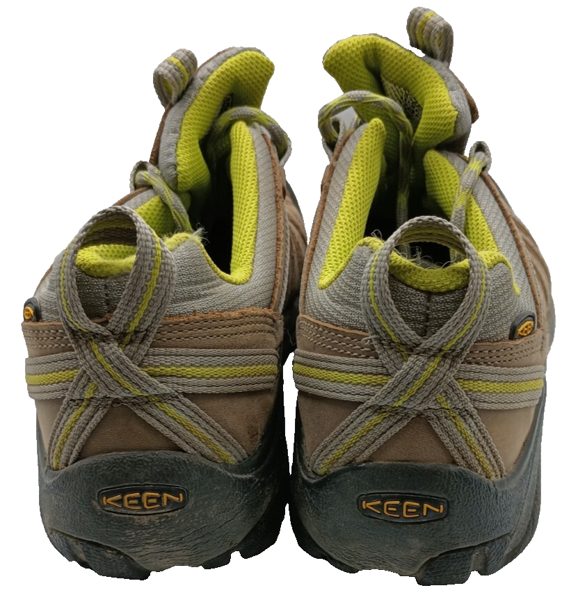 Scarpe da campeggio Keen donna Voyageur escursionismo outdoor taglia 7 EUR 37 5 marrone verde