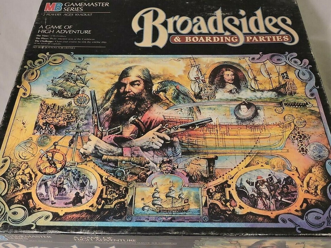 BITS - BROADSIDES &amp; BOARDING PARTIES Milton Bradley GAMEMASTER Series ...