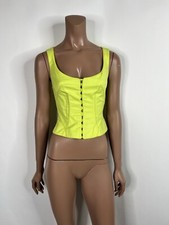 Vtg Alexander McQueen SS2003 Neon Green Corse...