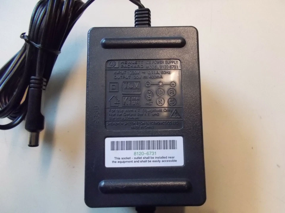 HP Modell 8120-6731 Netzteil 30V 400mA #K-250-17 - Bild 3 von 3