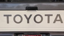 Toyota Tailgate Vinyl Decal Sticker Emblem Logo Graphic Silver 31 Toyota Tailgate Vinyl Decal Sticker Emblem Logo Graphic Silver 31