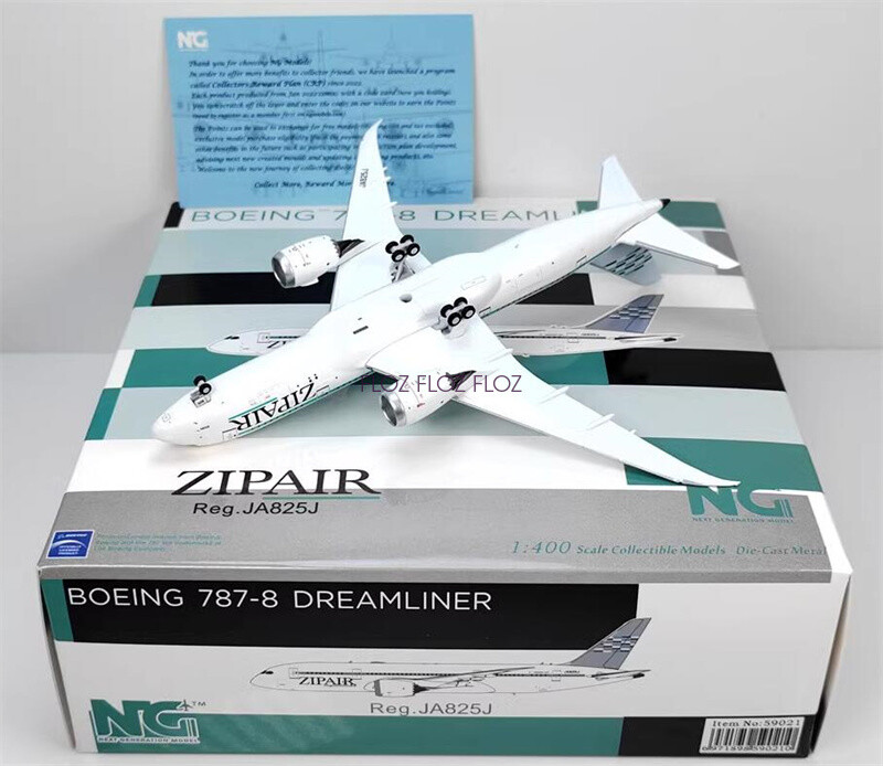 1/400　NG MODEL ZIPAIR D787-8 /JA825J Amazon.com: ACE HOBBY NG Models ZIPAIR for Boeing B787-8