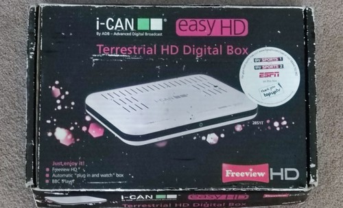 I CAN, EASY HD FREEVIEW BOX+ REMOTE CONTROL+HDMI CABLE, BOXED - Picture 15 of 19