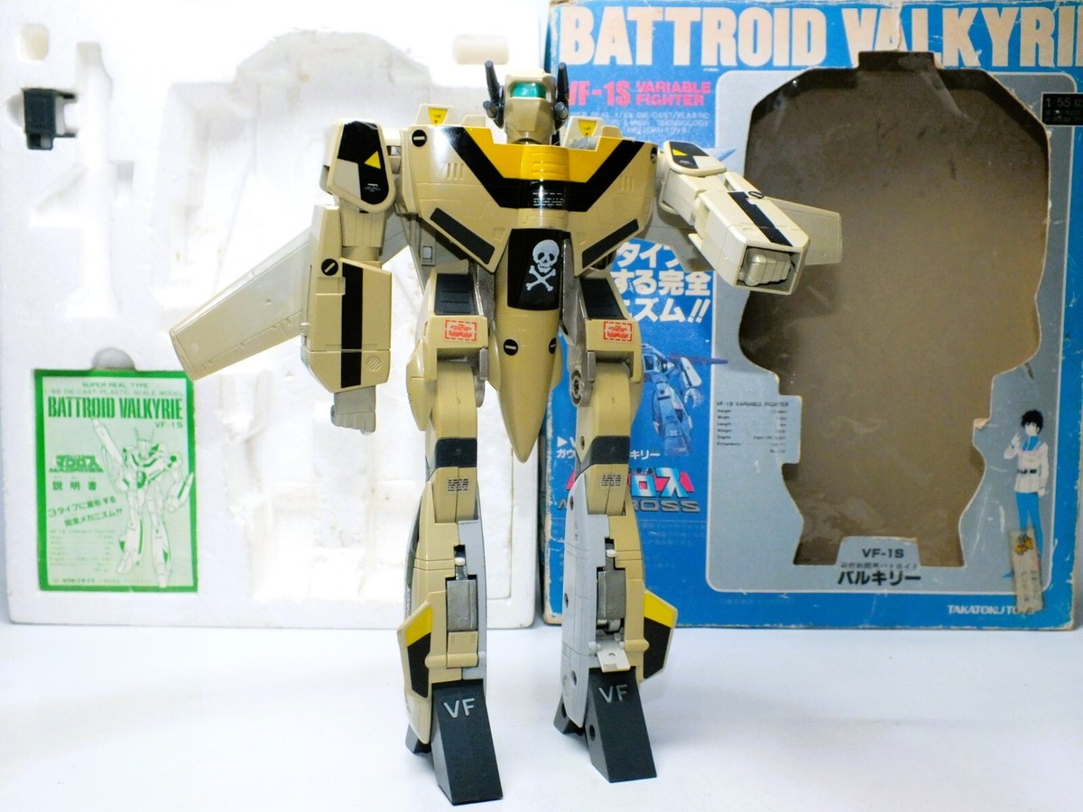 Macross Takatoku VF-1S Skull Robotech 1/55 Battroid Valkyrie Macross Takatoku VF-1S Skull Robotech 1/55 Battroid Valkyrie