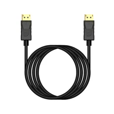 DisplayPort to DisplayPort Cable, DP to DP, 4K Resolution, 6Ft Black