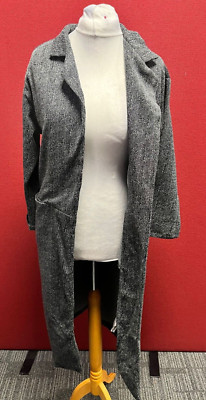 Pull & Bear schwarze strukturierte Jacke klein TD037 FF 16