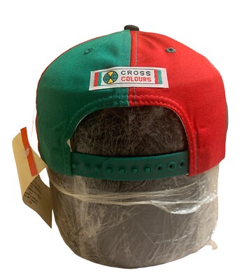 ?Rare? Cross Colours Snapback Hat Vintage Mark Wahlberg  display picture 1