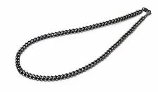 phiten Phyten Necklace Titanium Carbide Chain Necklace 45cm