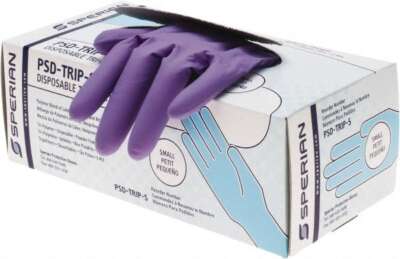 100 Pack Honeywell Chemical Resistant Gloves: Small, 5 mil Thick, Nitrile