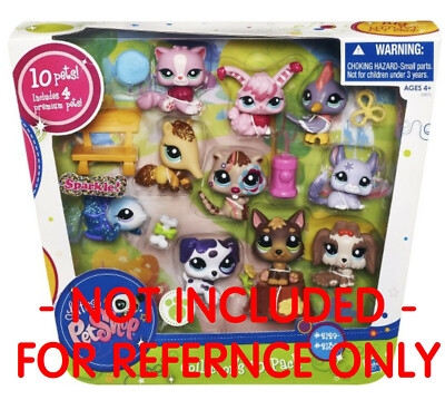 Authentic Littlest Pet Shop Collector 10 Pack #2129-2138 Animals