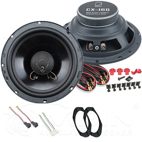 Dietz Auto Lautsprecher FüR Ford Fusion 2002-2012 Front Vorn 2-Wege 135W #BD3A-image