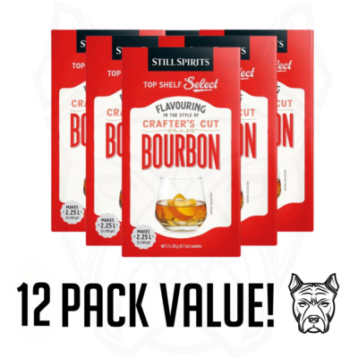 CRAFTER'S CUT BOURBON Still Spirits Top Shelf Select Essence 12x Pack! FREE SHIP