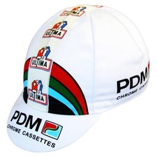 PDM Retro Cotton Cycling Vintage Cap - White