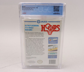Hoops Nintendo NES 1989 Jaleco CIB Complete in Box w/Manual CGC Graded 9.6