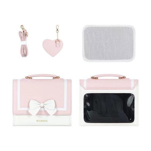 Japanese School Lolita Itabag Transparent Bow Cosplay Sweet Shoulder Bag Ita Bag - Picture 9 of 16