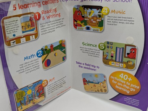 Fisher Price Computer Cool School Clifford CD ROM 3 - 5 Years Reading Writing - Picture 3 of 6