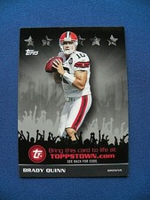 2009 Topps Football Toppstown Silver Brady Quinn Cleveland Browns #TTT14
