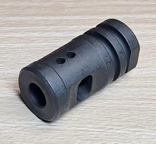 BIG HOLE Steel Muzzle Brake Ported Recoil Compensator fits Ruger 5.7 LC Carbine