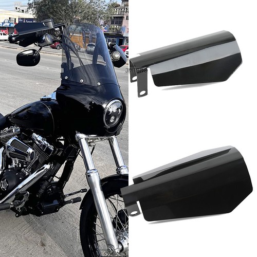 For Harley Touring Dyna 07-20 Bagger Larger Hand Guards Protector Wind Deflector - Foto 1 di 14