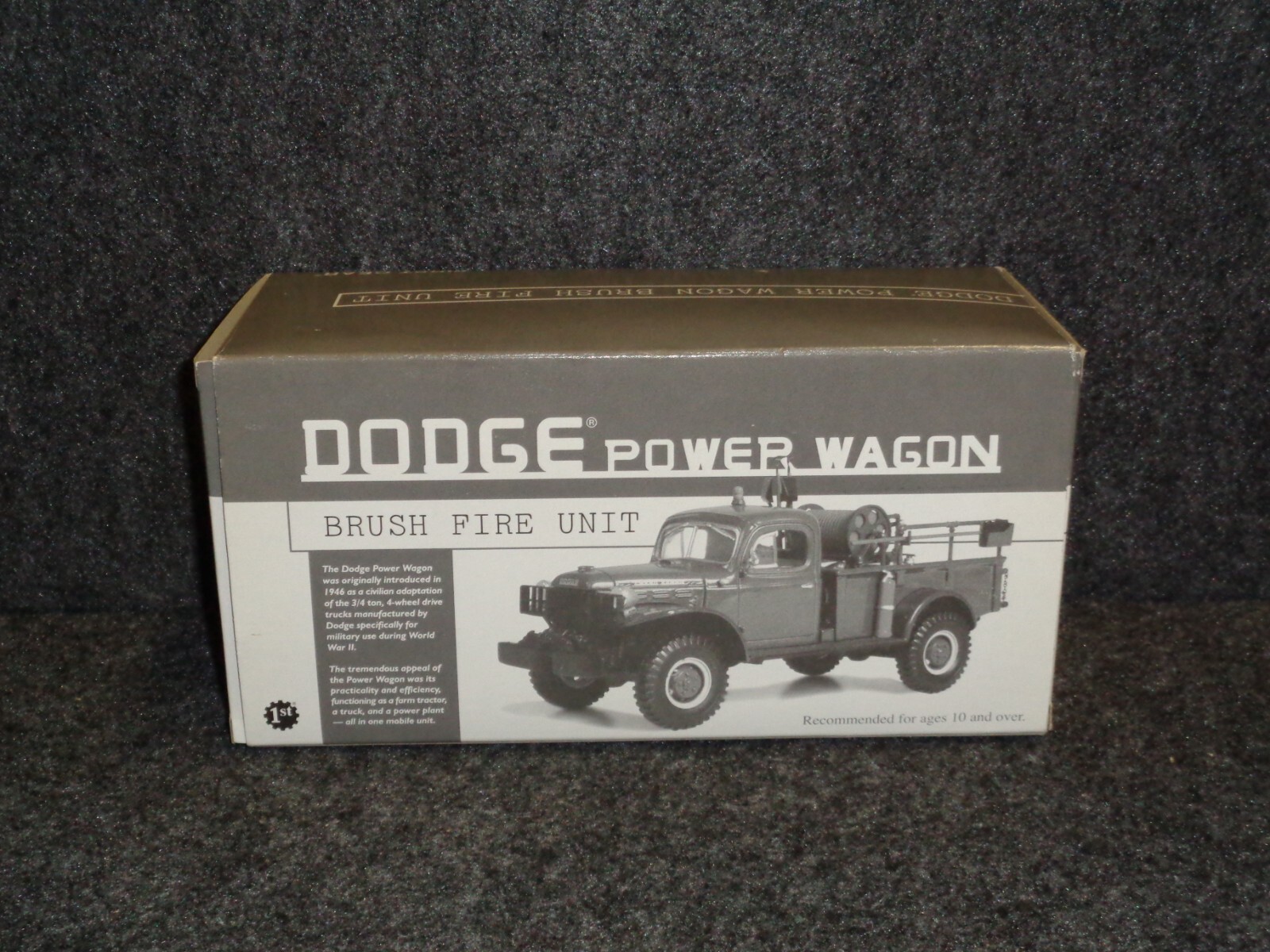 CIVIL DEFENSE FIRE SERVICE 1946 DODGE POWER WAGON BRUSH FIRE UNIT TRUCK