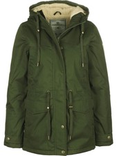 Element Olive Drab Misty Twill - Sherpa Lined Womens Jacket - S