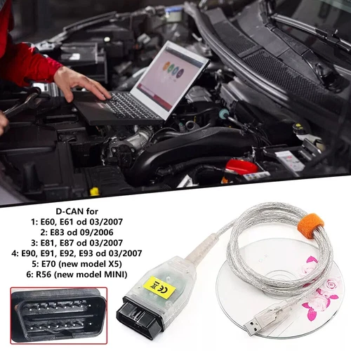 For BMW Coding K +DCAN OBD2 NCS Expert USB Interface Cable Diagnostic - Picture 13 of 23