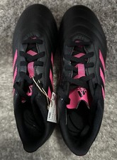 Adidas Kids Goletto VIII FG J Soccer Cleats Black Pink 2.5 Athletic Shoes GX6907