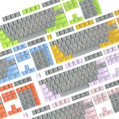 104 Universal Backlit Doubleshot Key Cap Keycaps set OEM for Mechanical Keyboard