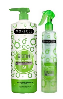 Morfose  Biotin Haarshampoo  1000 ml 2 Phase Conditioner 400 ml