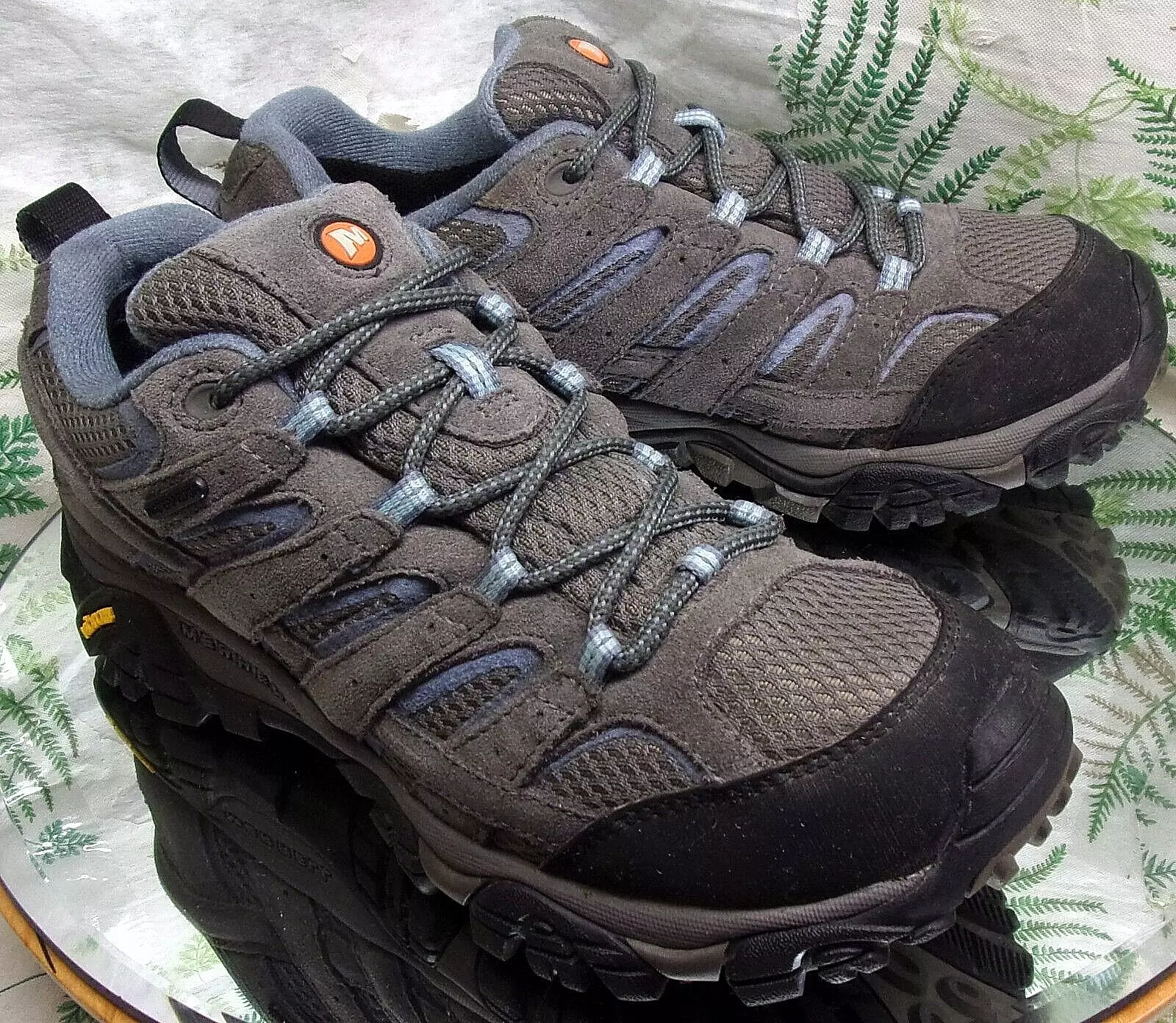 merrell moab 2 granite leather hiking trail walking boots