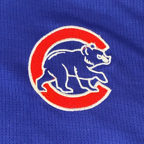 Camisa polo de los Chicago Cubs para hombre 2XT azul rendimiento majestuosa manga corta MLB - Imagen 4 de 9