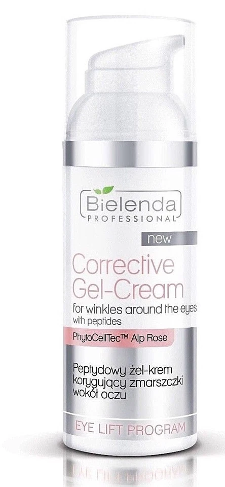 Bielenda Professional Corrective Gel Cream for Eye Wrinkles with Peptides 50ml