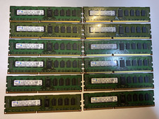 LOT OF 6 Micron 4GB DDR3 2Rx8 PC3L-10600R M393B5273CH0-YH9 ECC Server RAM