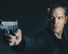 MATT DAMON signed Autogramm 20x25cm THE BOURNE ULTIMATUM in Person autograph COA