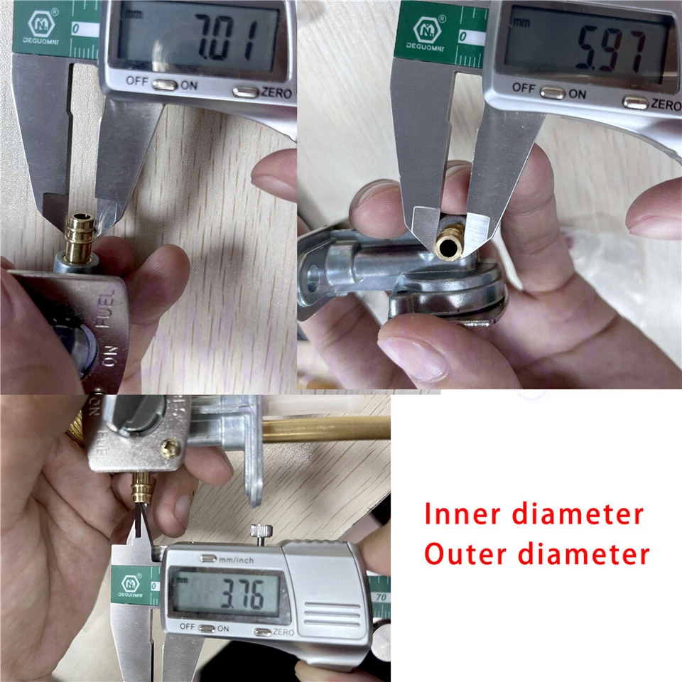 Gas Tank Fuel Petcock Switch Valve Tap Fit For KDX200 KDX220R KDX250 1981-2006 - Imagem 2 de 4