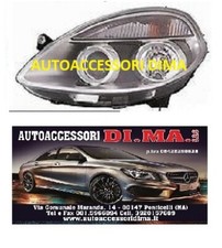 FARO FANALE PROIETTORE SX LANCIA Y 2010-2011= MUSA 2007-2011 CON LENTE NUOVO