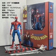 US CT Toys MAFEX No.185 Spider-Man CLASSIC COSTUME Ver. 1/12 Action Figure Toy