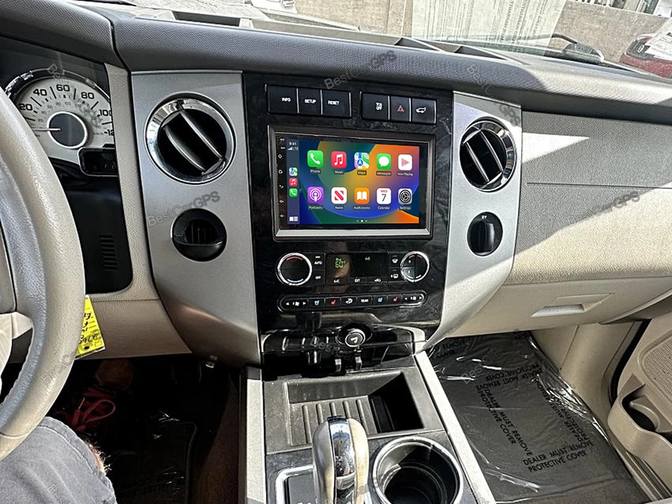 64G Android 15 Carplay Car Radio Stereo Sat Nav 7" For Ford Expedition 2007-2014 Foto 3 de 4