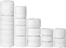 15 Rolls 55.5 Yard White Lace Trim Ribbon Assorted Patterns Cream Vintage Lace R