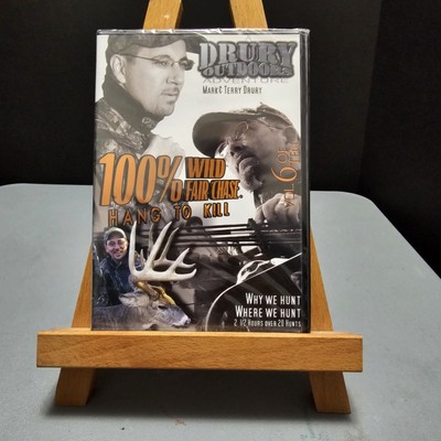 100% Wild Fair Chase Hang to Kill Vol 6 (DVD 16 hunts Drury Outdoors) - Hunting