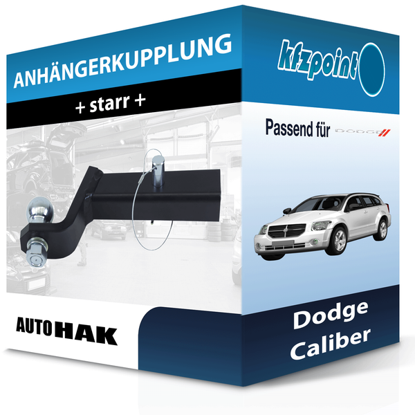Auto Hak AnhäNgekupplung Starr Passend FüR Dodge Caliber 06.2006-Jetzt Ahk Neu-image