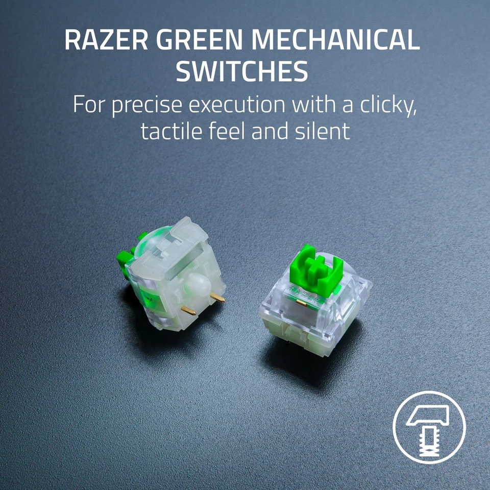Teclado mecánico para juegos Razer BlackWidow V4 X (interruptor verde) edición Pokémon Foto 2 de 4