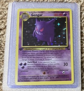 1st Edition Fossil Gengar | eBay
