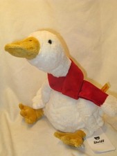 Plush Toy Steiff Gilda the Goose with Red Scarf 9.8 Inches